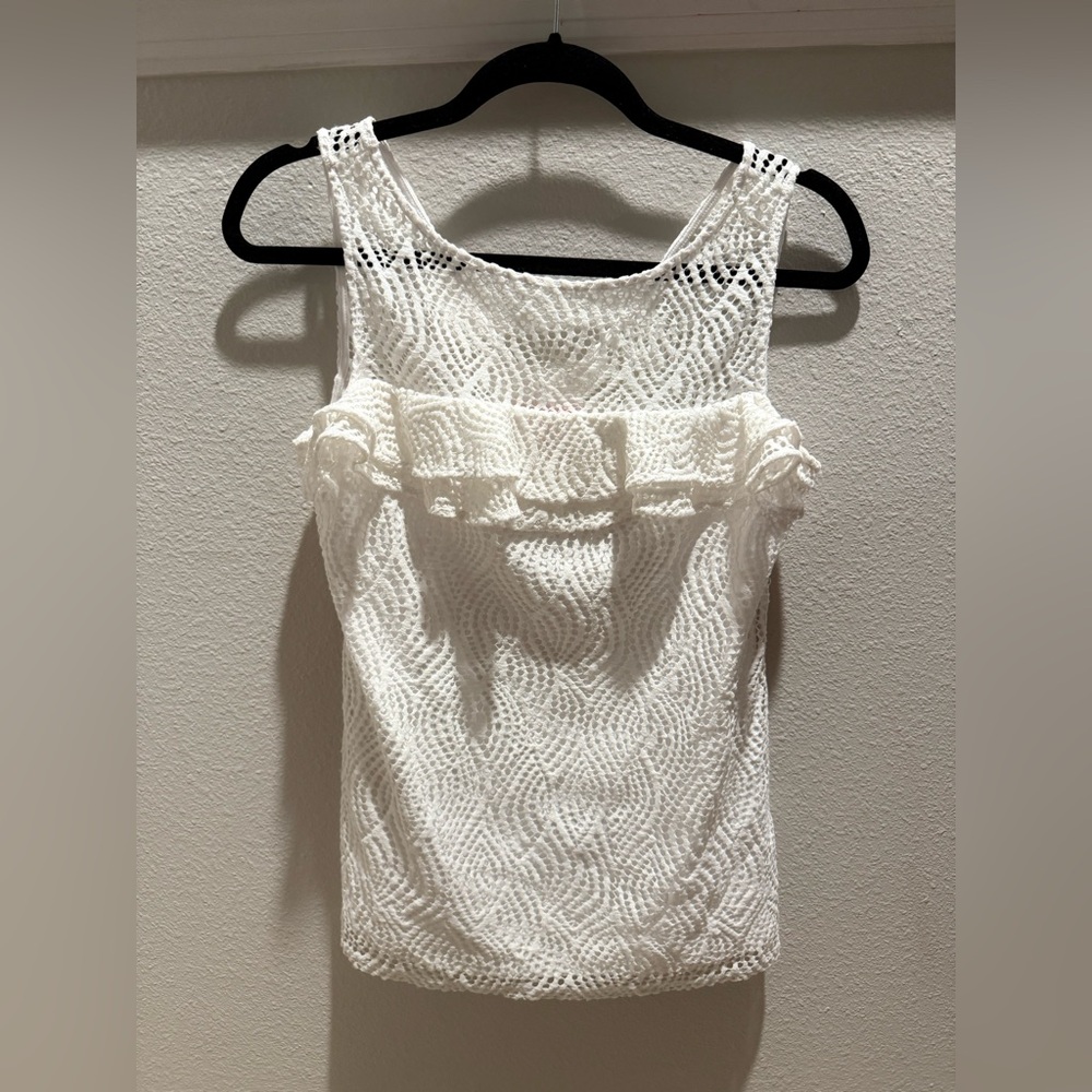 Lilly Pulitzer White Sleeveless Top